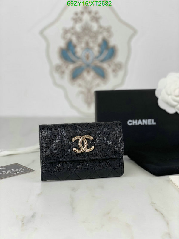 Chanel Bags ( 4A )-Wallet-,Code: XT2682,$: 69USD