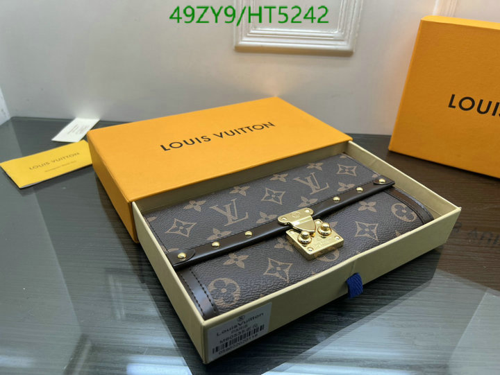 LV Bags-(4A)-Wallet-,Code: HT5242,$: 49USD