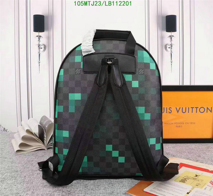 LV Bags-(4A)-Backpack-,Code: LB112201,$:105USD