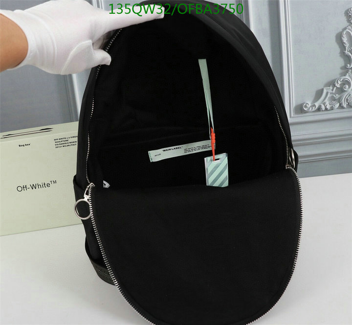 Off-White Bag-(Mirror)-Backpack-,Code: OFBA3750,$: 135USD