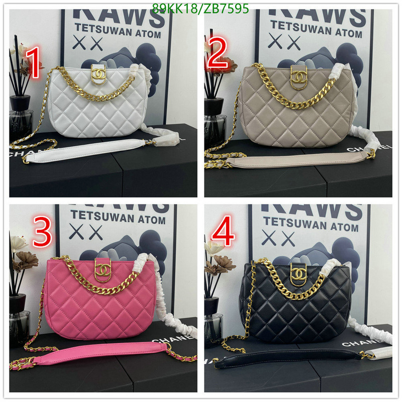 Chanel Bags ( 4A )-Diagonal-,Code: ZB7595,$: 89USD