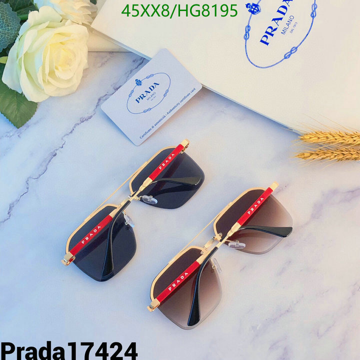 Glasses-Prada, Code: HG8195,$: 45USD