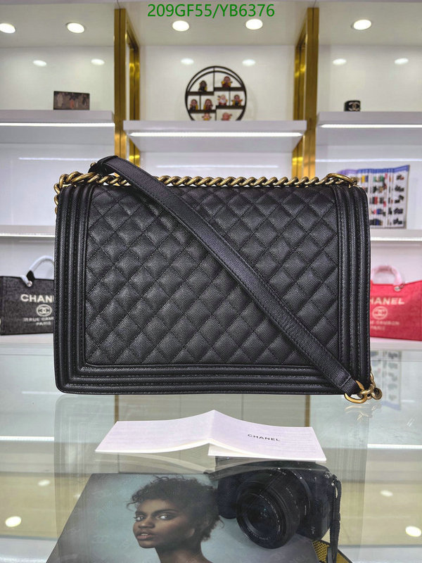 Chanel Bags -(Mirror)-Le Boy,Code: YB6376,$: 209USD