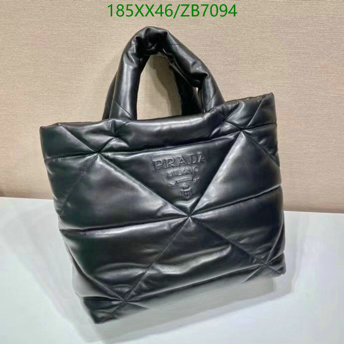 Prada Bag-(Mirror)-Handbag-,Code: ZB7094,$: 185USD