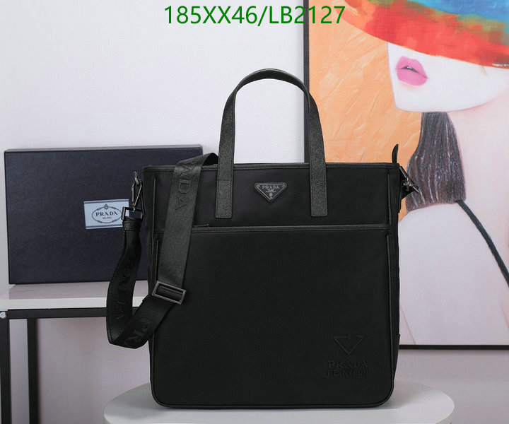 Prada Bag-(Mirror)-Handbag-,Code: LB2127,$: 185USD