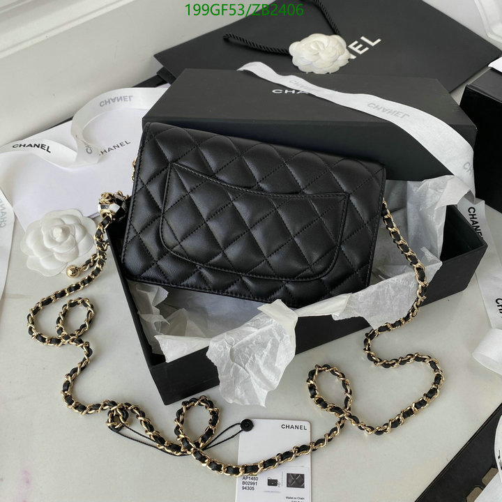 Chanel Bags -(Mirror)-Diagonal-,Code: ZB2406,$: 199USD