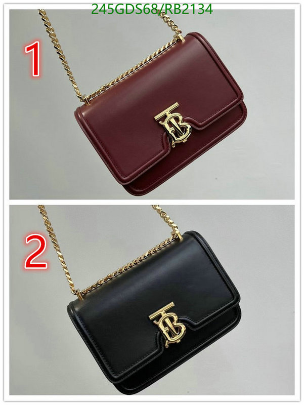 Burberry Bag-(Mirror)-Diagonal-,Code: RB2134,$: 245USD