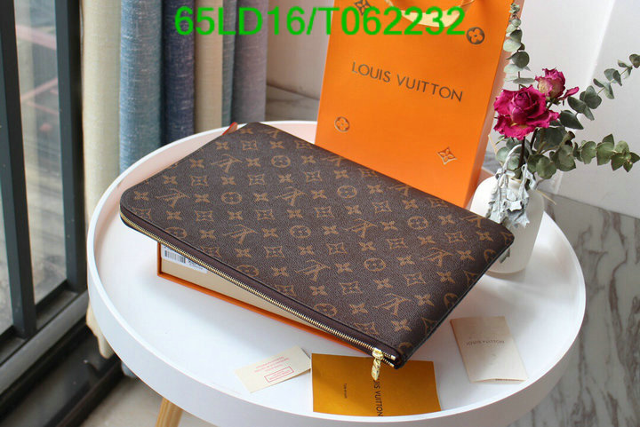 LV Bags-(Mirror)-Wallet-,Code: T062232,$: 65USD