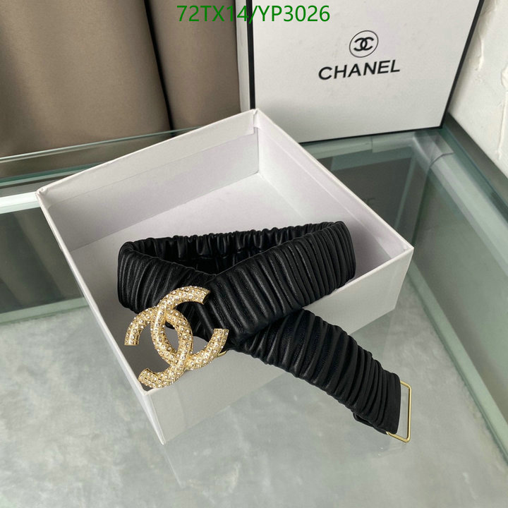 Belts-Chanel,Code: YP3026,$: 72USD