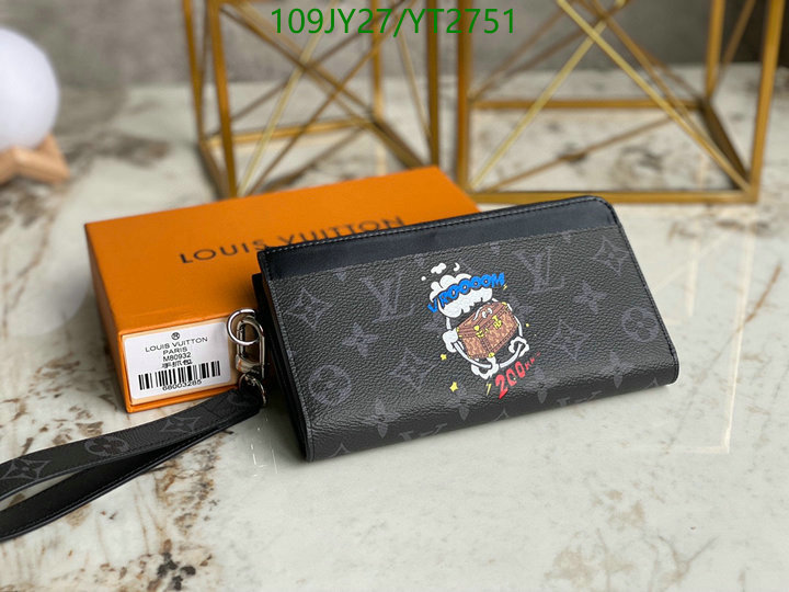 LV Bags-(Mirror)-Wallet-,Code: YT2751,$: 109USD