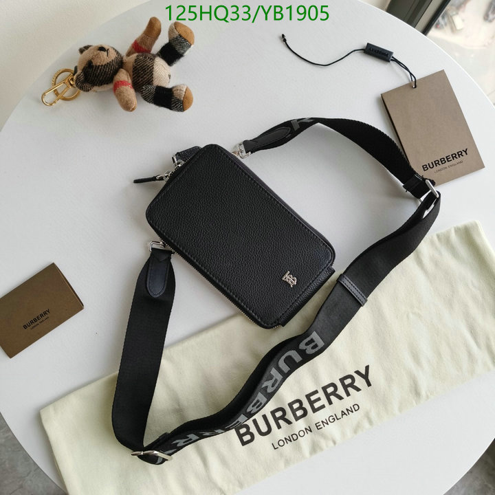 Burberry Bag-(Mirror)-Diagonal-,Code: YB1905,$: 125USD