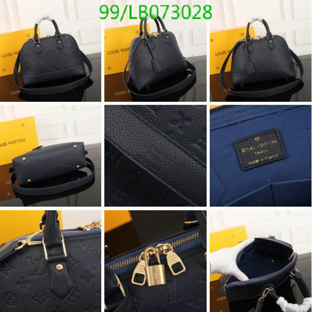 LV Bags-(4A)-Alma-,Code: LB073028,