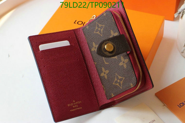 LV Bags-(Mirror)-Wallet-,Code: TP090211,$: 79USD