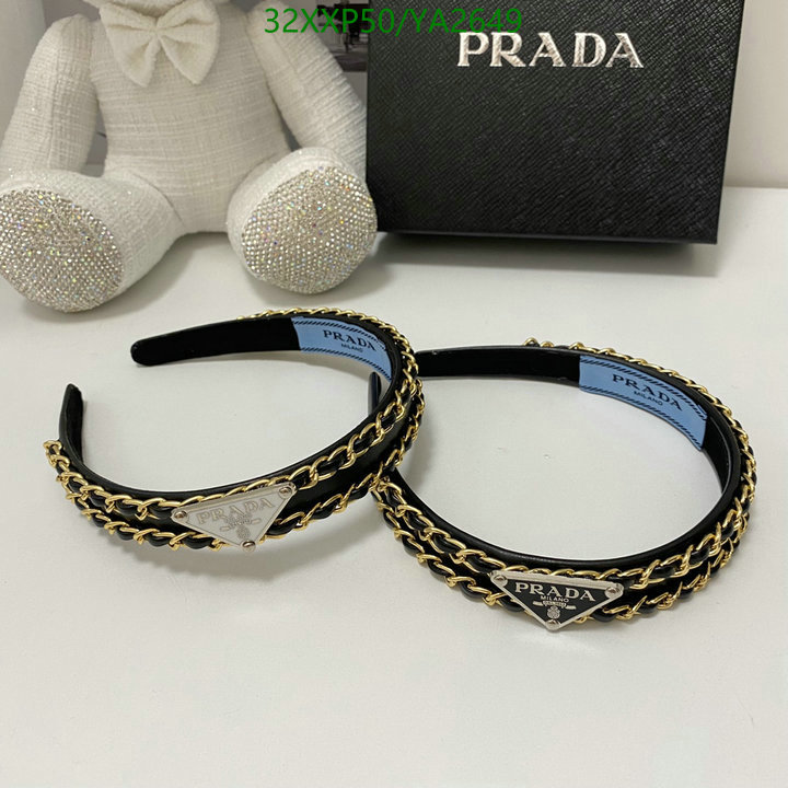 Headband-Prada, Code: YA2649,$: 32USD