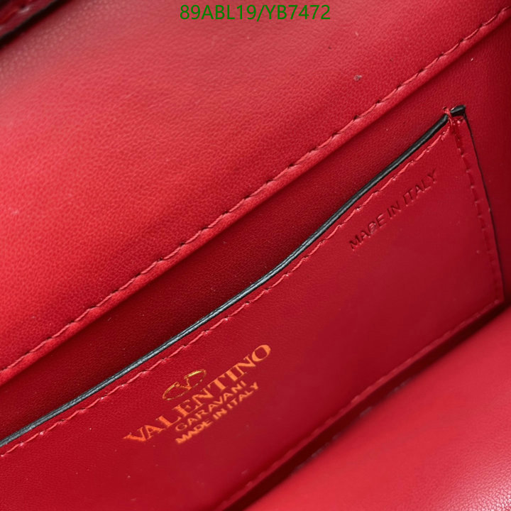 Valentino Bag-(4A)-LOC-V Logo ,Code: YB7472,$: 89USD