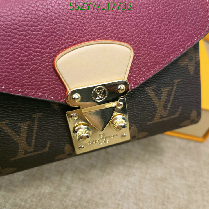 LV Bags-(4A)-Wallet-,Code: LT7733,$: 55USD