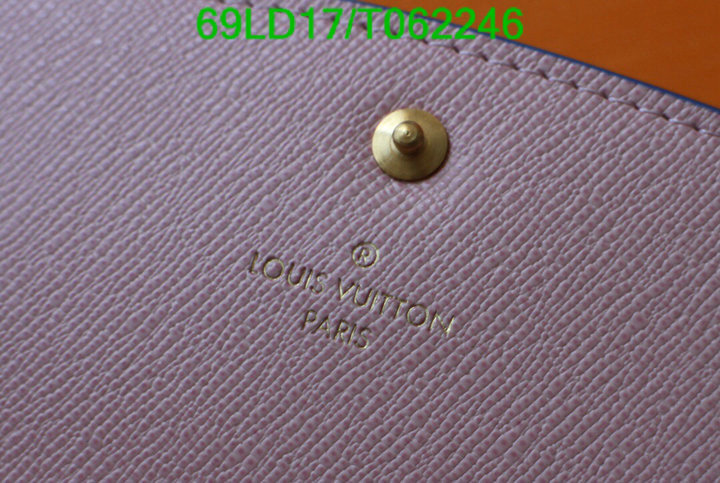 LV Bags-(Mirror)-Wallet-,Code: T062246,$: 69USD