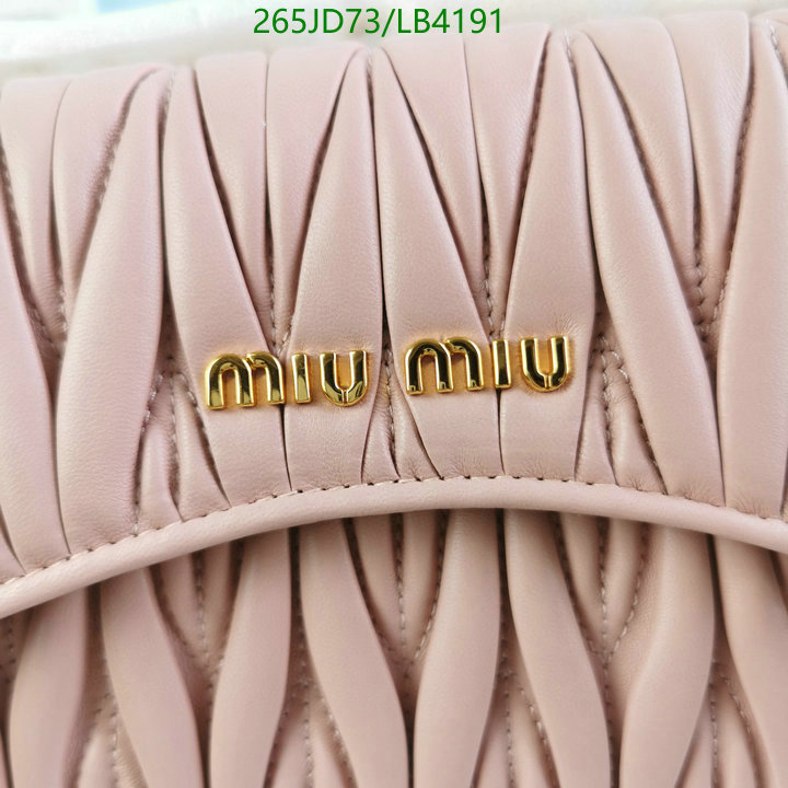 Miu Miu Bag-(Mirror)-Diagonal-,Code: LB4191,$: 265USD