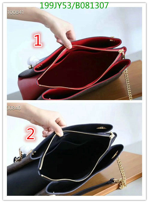 LV Bags-(Mirror)-Handbag-,Code: B081107,$: 199USD