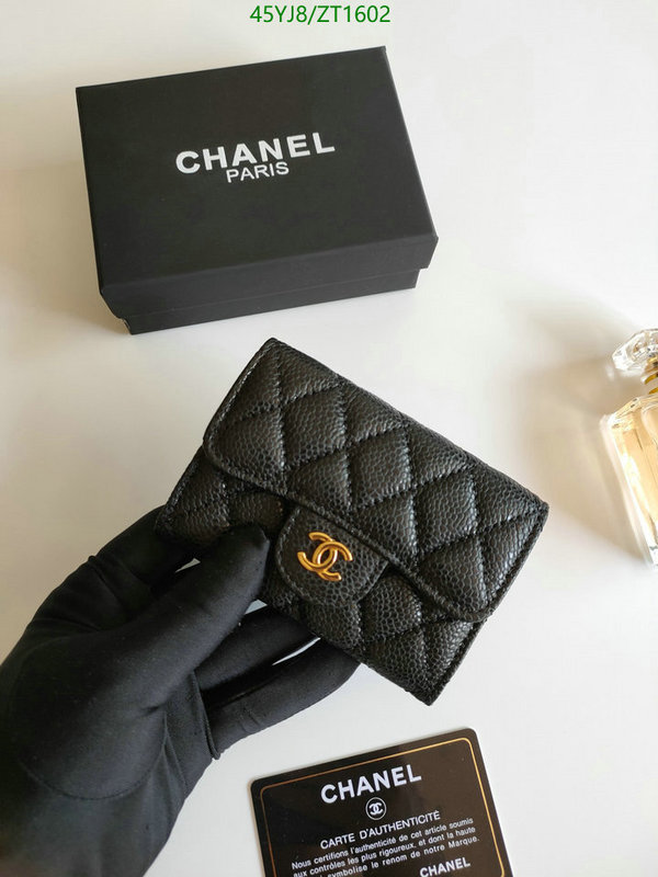 Chanel Bags ( 4A )-Wallet-,Code: ZT1602,$: 45USD