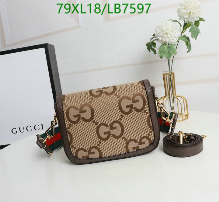 Gucci Bag-(4A)-Horsebit-,Code: LB7597,$: 79USD