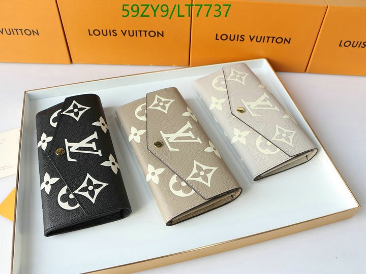 LV Bags-(4A)-Wallet-,Code: LT7737,$: 59USD