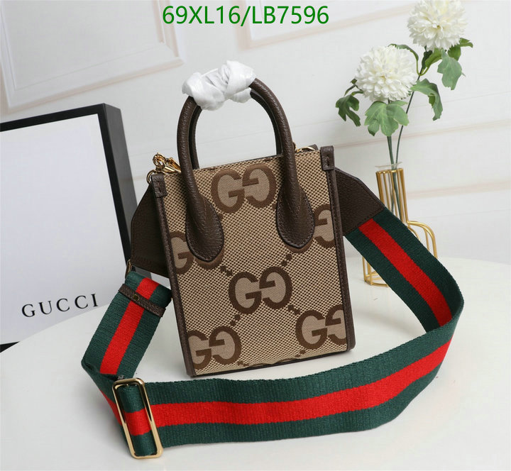 Gucci Bag-(4A)-Diagonal-,Code: LB7596,$: 69USD