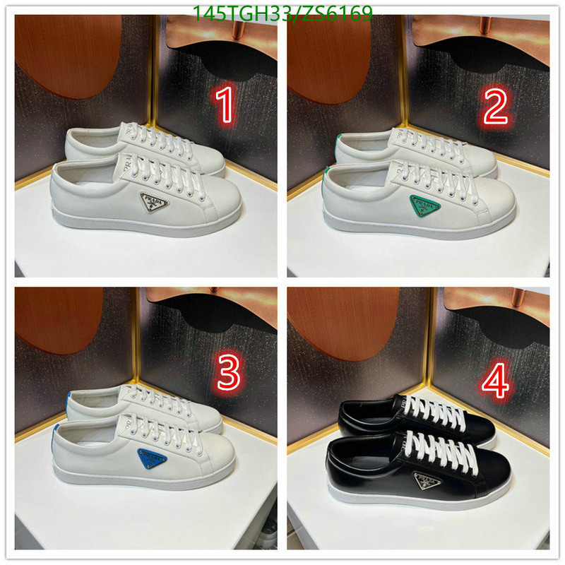 Men shoes-Prada, Code: ZS6169,$: 145USD