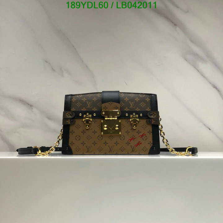 LV Bags-(Mirror)-Petite Malle-,Code: LB042011,$: 189USD