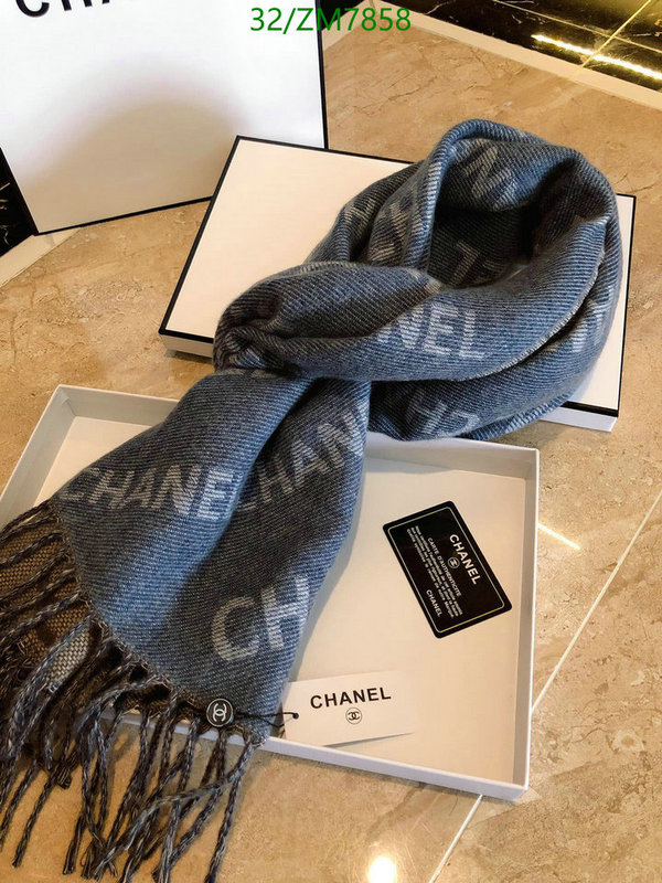 Scarf-Chanel, Code: ZM7858,$: 32USD