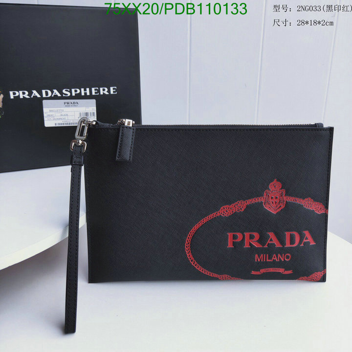 Prada Bag-(Mirror)-Clutch-,Code: PDB110133,$:75USD