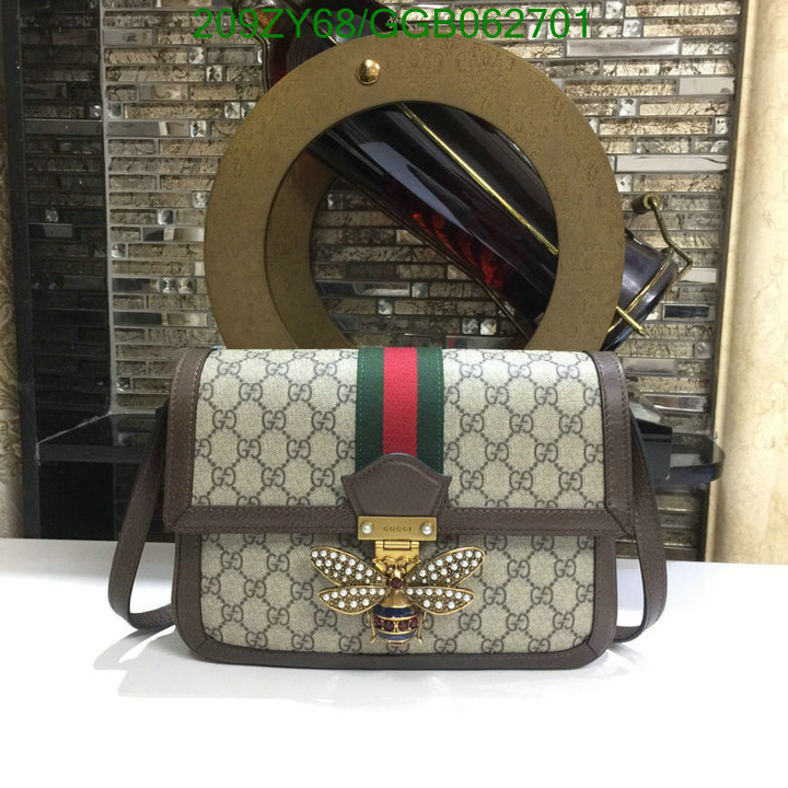 Gucci Bag-(Mirror)-Diagonal-,Code: GGB062701,$: 209USD