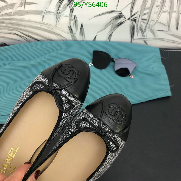 Chanel-Ballet Shoes,Code: YS6406,$: 95USD