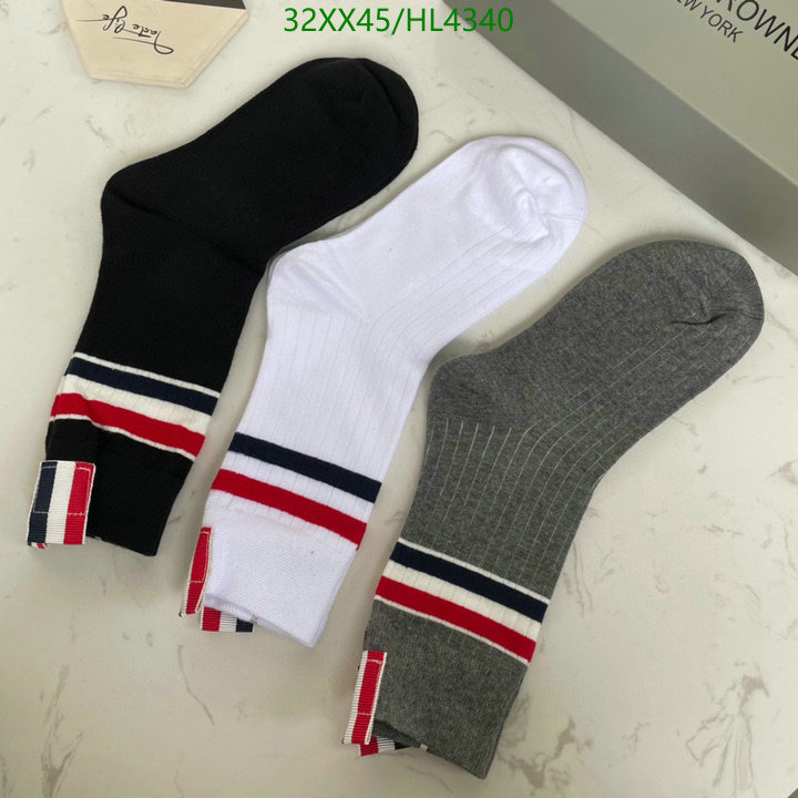 Sock-Thom Browne, Code: HL4340,$: 32USD