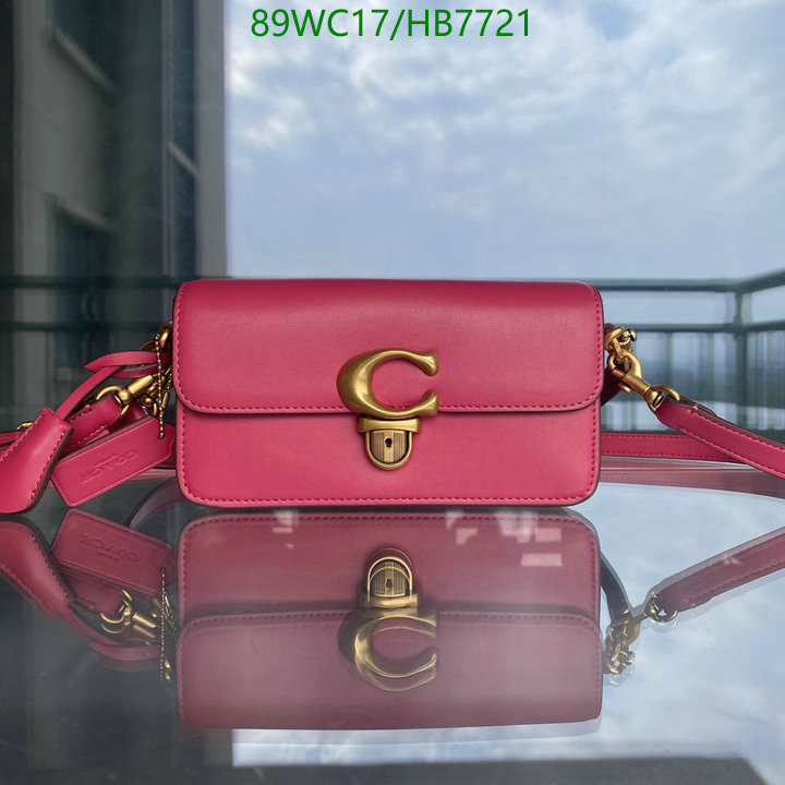 Coach Bag-(4A)-Diagonal-,Code: HB7721,$: 89USD