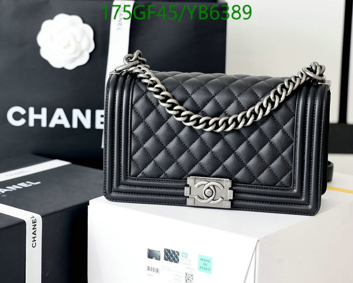 Chanel Bags -(Mirror)-Le Boy,Code: YB6389,$: 175USD