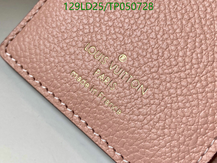 LV Bags-(Mirror)-Wallet-,Code: TP050728,$: 129USD