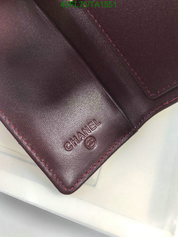 Chanel Bags ( 4A )-Wallet-,Code: TA1551,$: 45USD