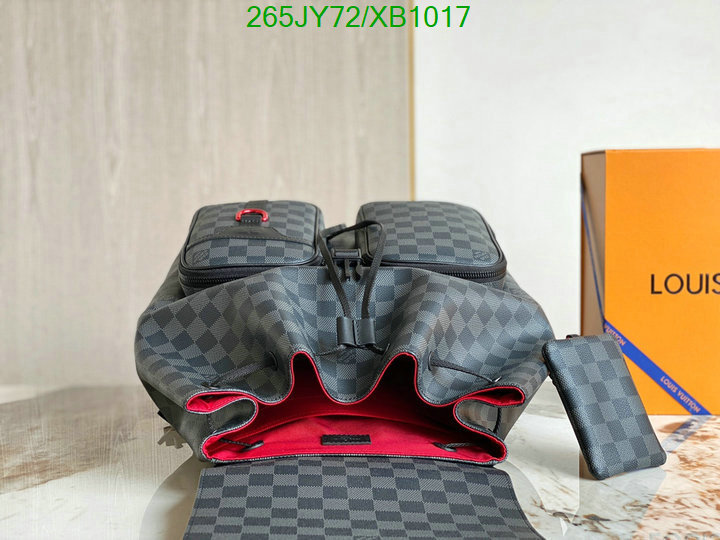 LV Bags-(Mirror)-Backpack-,Code: XB1017,$: 265USD