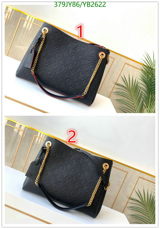 LV Bags-(Mirror)-Handbag-,Code: YB2622,$: 379USD