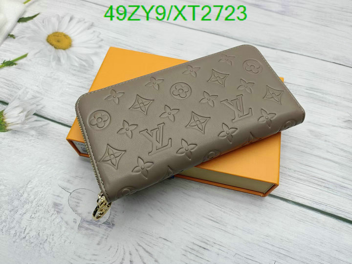 LV Bags-(4A)-Wallet-,Code: XT2723,$: 49USD