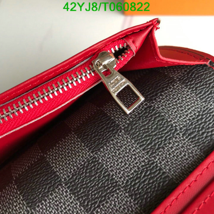 LV Bags-(4A)-Wallet-,Code: T060822,$: 42USD