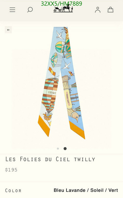 Scarf-Hermes, Code: HM7889,$: 32USD