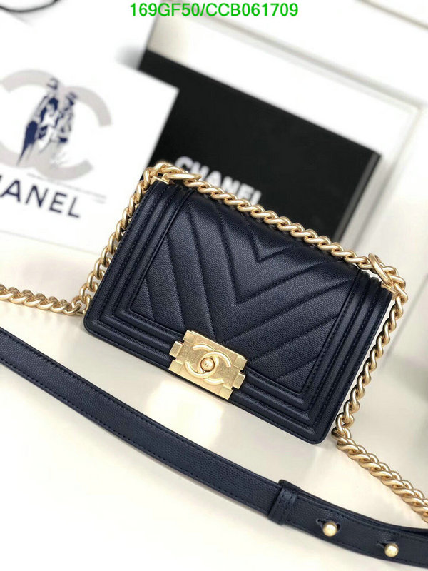 Chanel Bags -(Mirror)-Le Boy,Code: CCB061709,$: 169USD