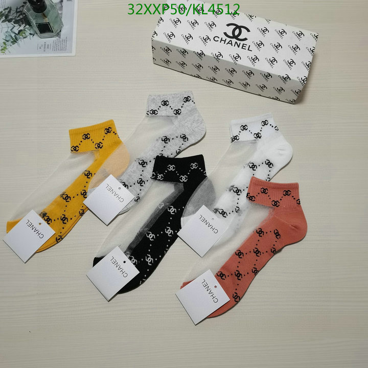 Sock-Chanel,Code: KL4512,$: 32USD