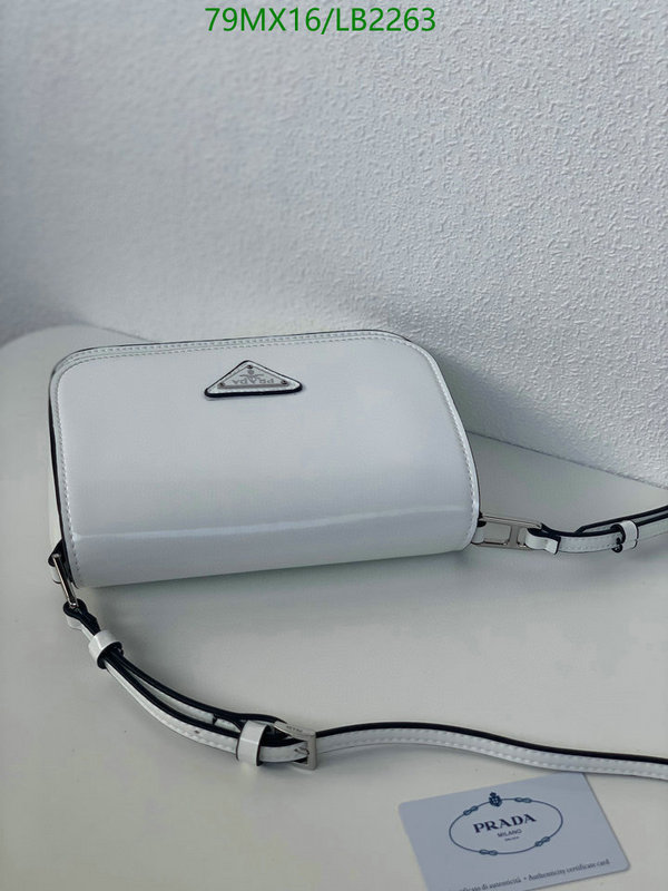 Prada Bag-(4A)-Diagonal-,Code: LB2263,$: 79USD