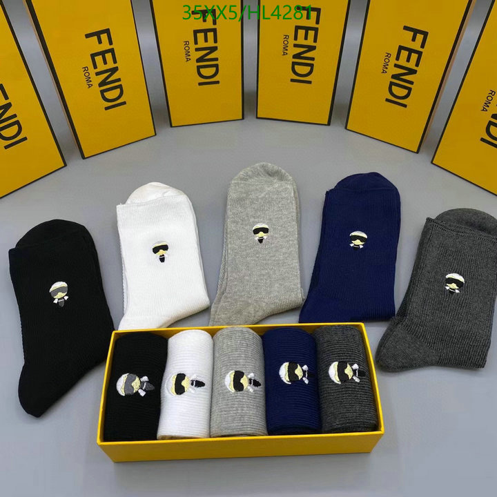 Sock-Fendi, Code: HL4281,$: 35USD