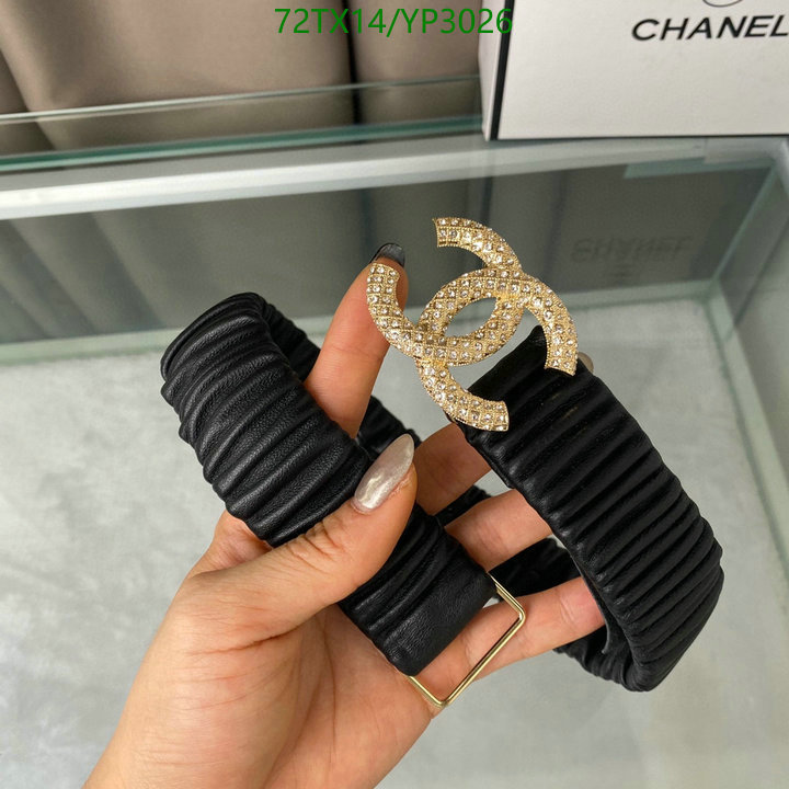 Belts-Chanel,Code: YP3026,$: 72USD