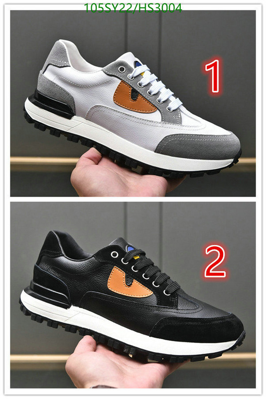 Men shoes-Fendi, Code: HS3004,$: 105USD