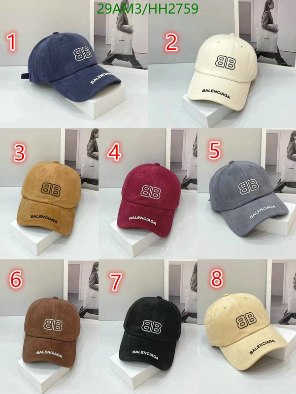 Cap -(Hat)-Balenciaga, Code: HH2759,$: 29USD